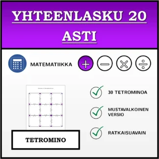 Tetromino: Yhteenlasku 20 asti