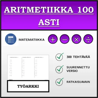 Työarkki: Aritmetiikka 100 asti