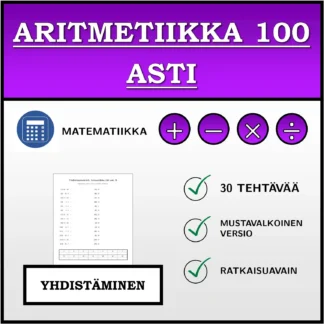 Yhdistämistehtävä: Aritmetiikka 100 asti