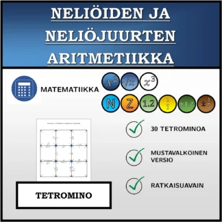 Tetromino: Neliöiden ja neliöjuurten aritmetiikka