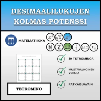 Tetromino: Desimaalilukujen kolmas potenssi