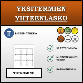 Tetromino: Yksitermien yhteenlasku