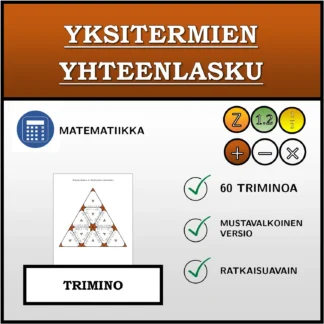 Trimino: Yksitermien yhteenlasku