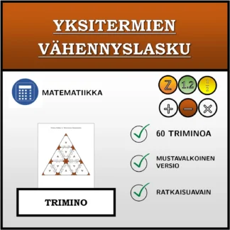 Trimino: Yksitermien vähennyslasku