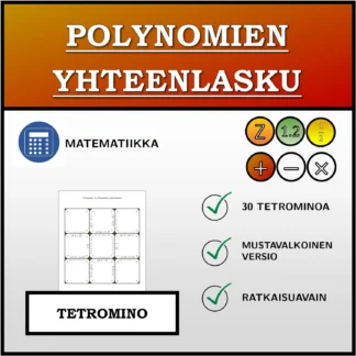Tetromino: Polynomien yhteenlasku