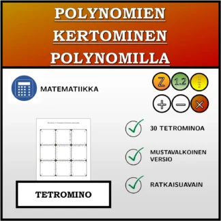 Tetromino: Polynomien kertominen polynomilla