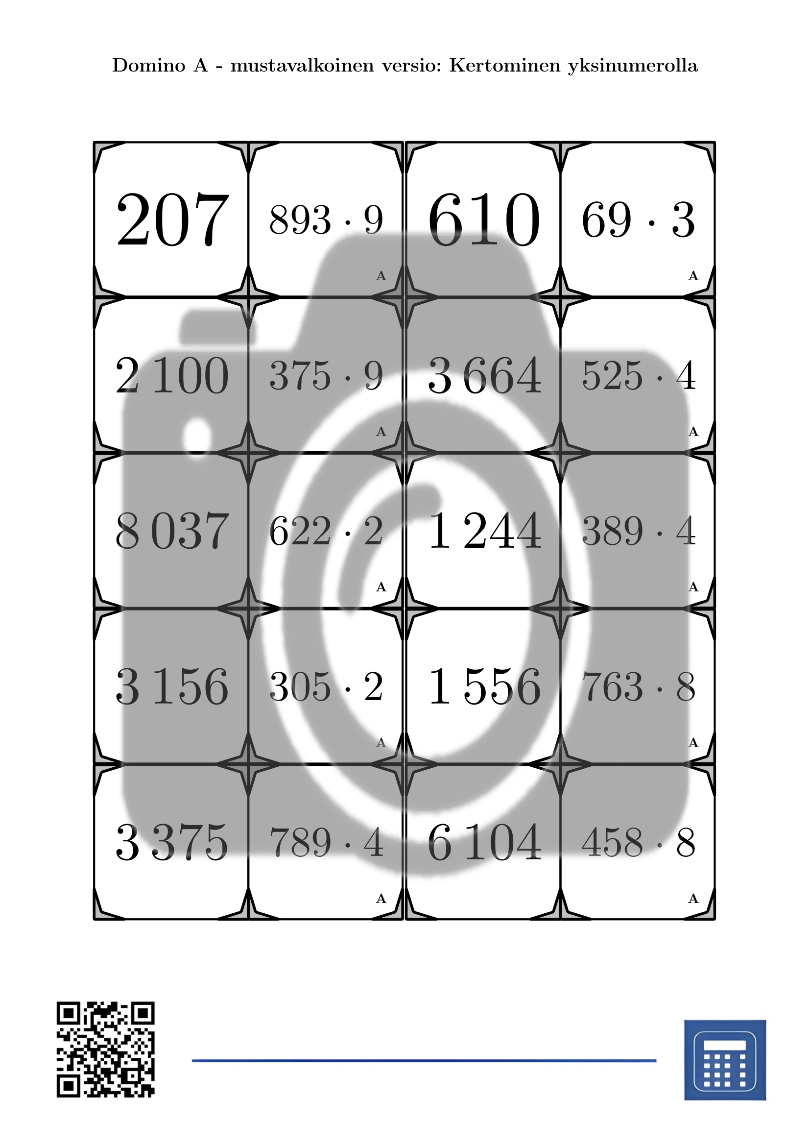 Domino: Kertominen yksinumerolla - Image 3