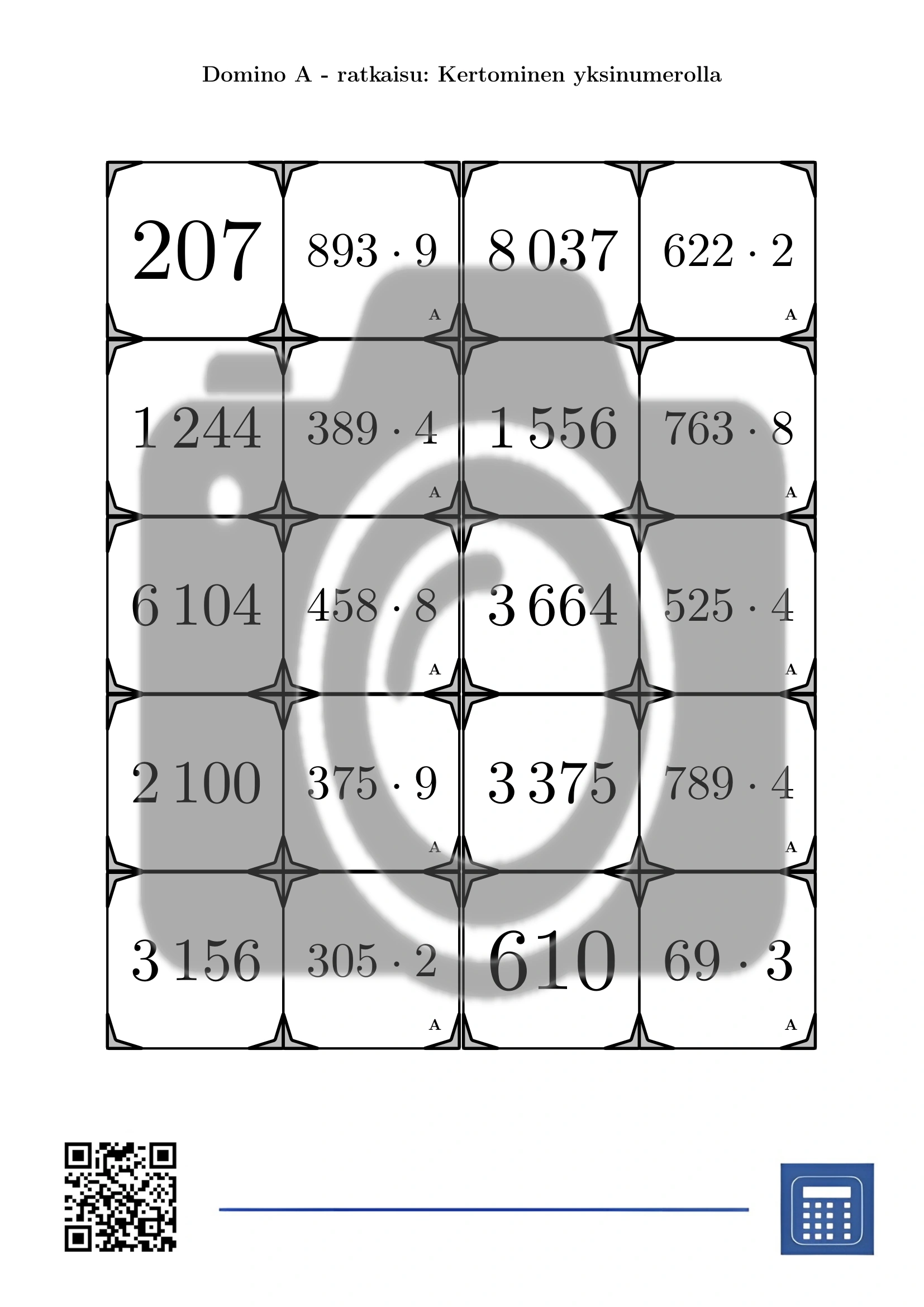 Domino: Kertominen yksinumerolla - Image 4