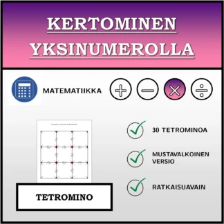 Tetromino: Kertominen yksinumerolla