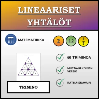 Trimino: Lineaariset yhtälöt