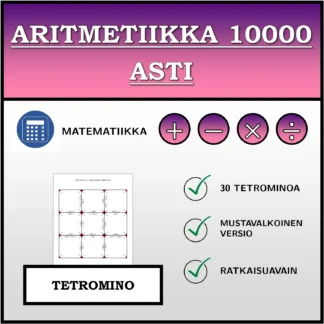 Tetromino: Aritmetiikka 10000 asti