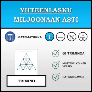 Trimino: Yhteenlasku miljoonaan asti