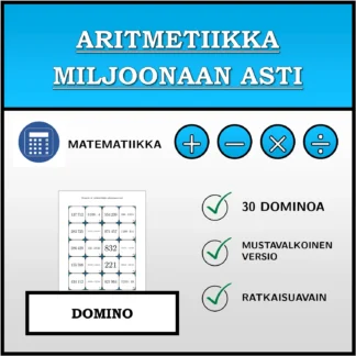 Domino: Aritmetiikka miljoonaan asti