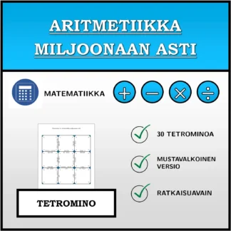 Tetromino: Aritmetiikka miljoonaan asti
