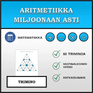 Trimino: Aritmetiikka miljoonaan asti