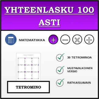 Tetromino: Yhteenlasku 100 asti