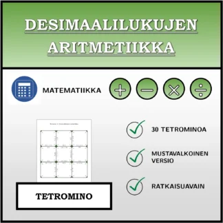 Tetromino: Desimaalilukujen aritmetiikka