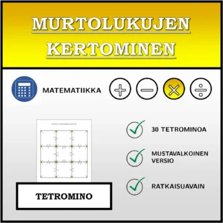 Tetromino: Murtolukujen kertominen