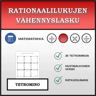 Tetromino: Rationaalilukujen vähennyslasku