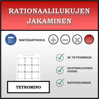Tetromino: Rationaalilukujen jakaminen