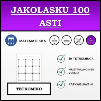 Tetromino: Jakolasku 100 asti