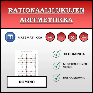 Domino: Rationaalilukujen aritmetiikka