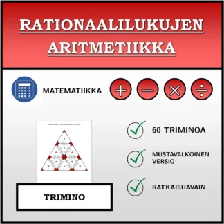 Trimino: Rationaalilukujen aritmetiikka