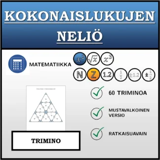 Trimino: Kokonaislukujen neliö