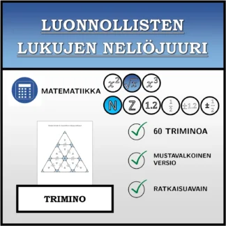 Trimino: Luonnollisten lukujen neliöjuuri