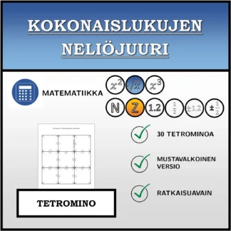 Tetromino: Kokonaislukujen neliöjuuri